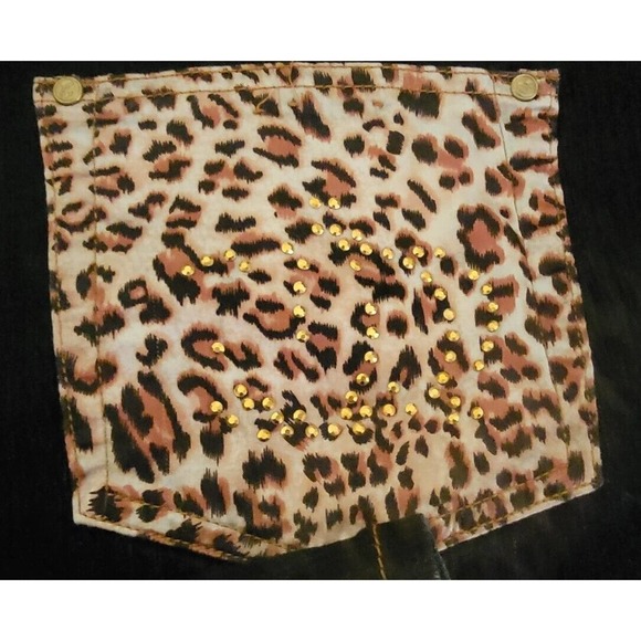 Old Skool Urban Wear, Dark Wash, High Rise, Flare Jeans, Women's Size 24 - Picture 6 of 8